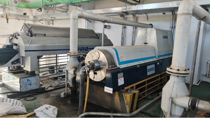 國(guó)電某污水處理廠臥螺離心機(jī)案例